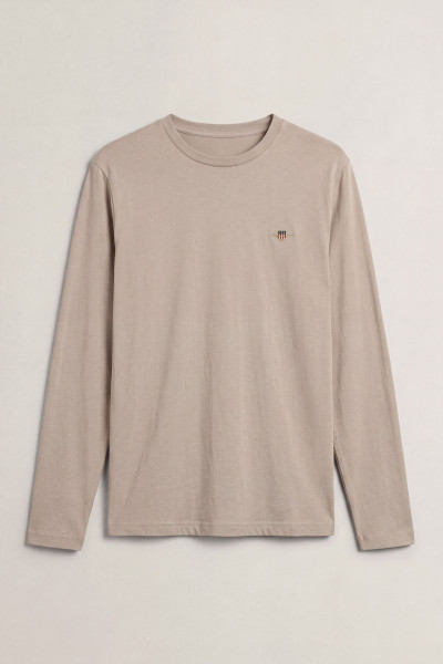 PÓLÓ GANT REG SHIELD LS T-SHIRT - Kép 1
