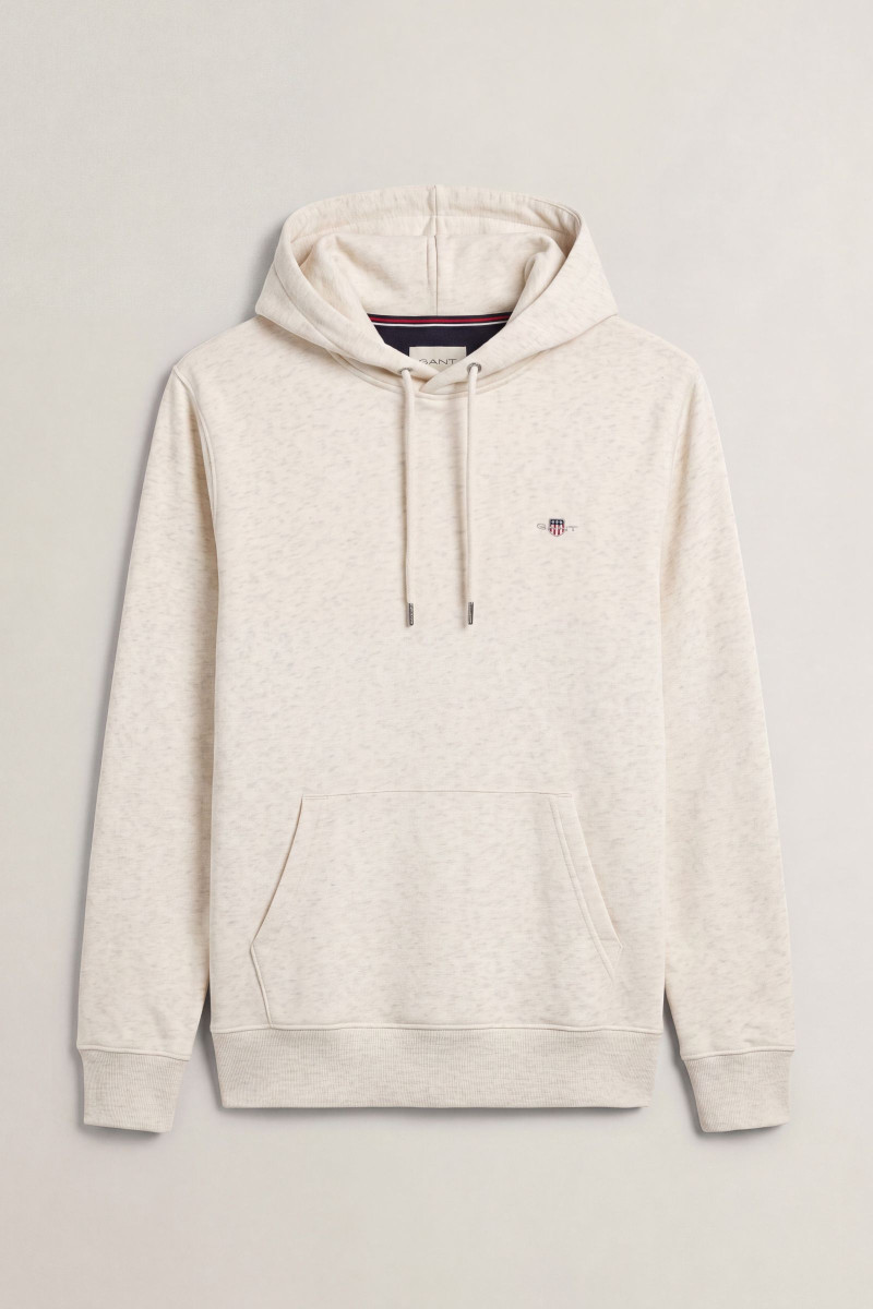 MIKINA GANT REG SHIELD HOODIE GLACIER MELANGE