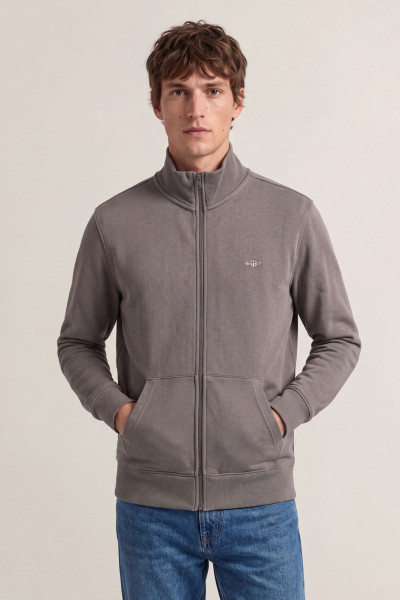 MIKINA GANT REG SHIELD FULL ZIP SWEAT - Fotografia č. 1