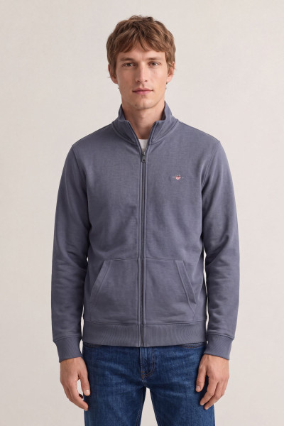 MIKINA GANT REG SHIELD FULL ZIP SWEAT - Fotografia č. 1