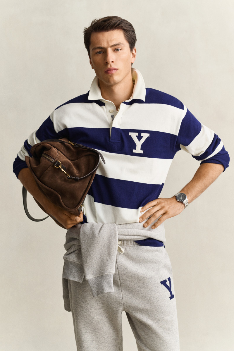 POLOKOŠEĽA GANT STRIPED HEAVY RUGGER RICH NAVY