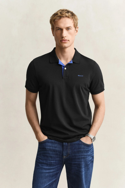 PÓLÓ GANT REG CONTRAST PIQUE SS POLO - Kép 1