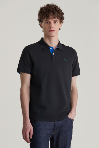 PÓLÓ GANT REG CONTRAST PIQUE SS POLO - Kép 1