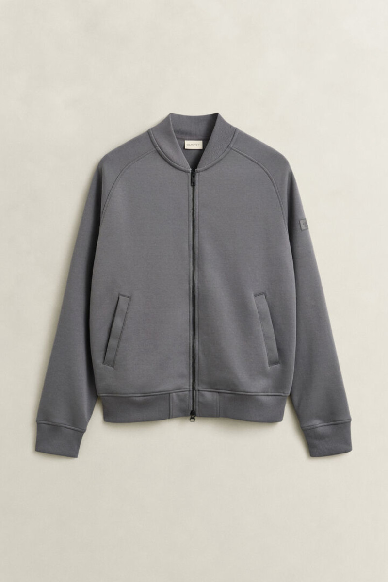 MIKINA GANT SWEAT AVIATOR MID GREY