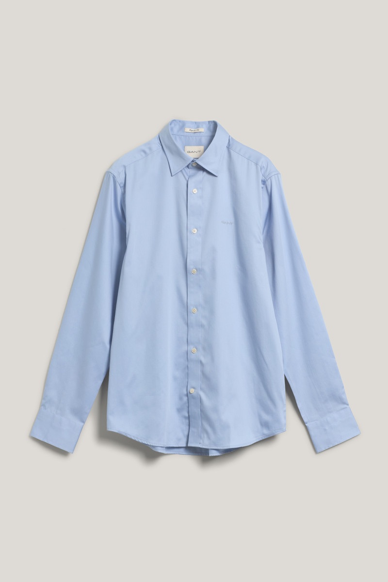 KOŠEĽA GANT REG SATEEN SHIRT MUTED BLUE