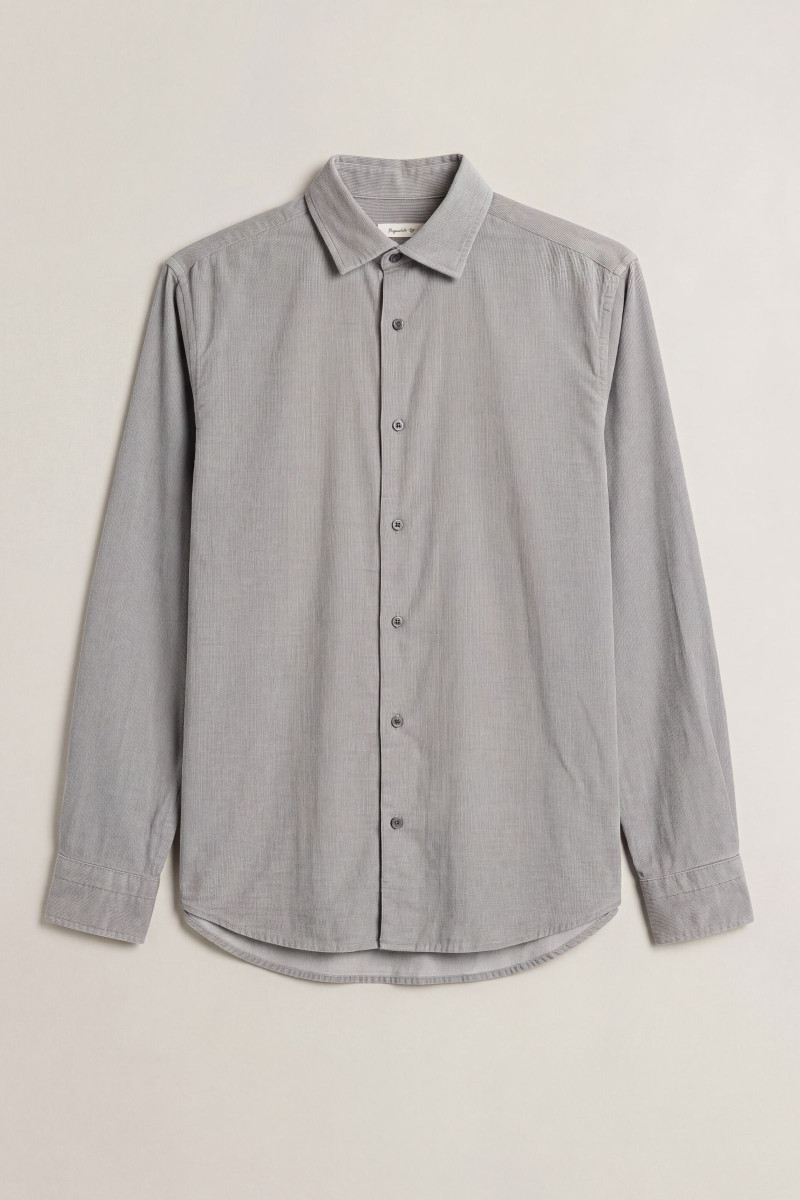 KOŠEĽA GANT REG BABY CORD SHIRT CONCRETE GREY