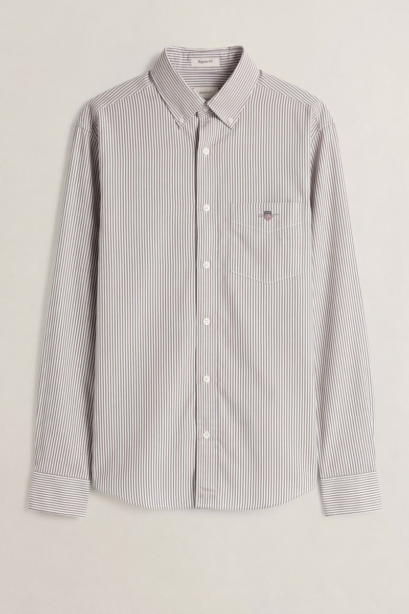 KOŠEĽA GANT REG CLASSIC POPLIN BANKER SHIRT FADED TAUPE
