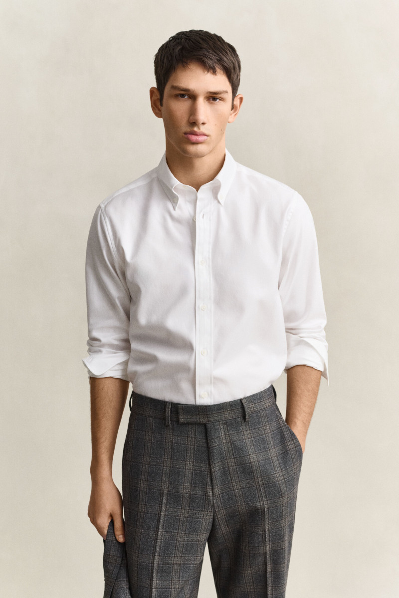 KOŠEĽA GANT REG TWILL DRESS SHIRT WHITE