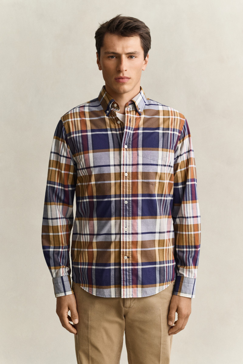 KOŠEĽA GANT REG ARCHIVE POPLIN CHECK SHIRT CRISP BLUE