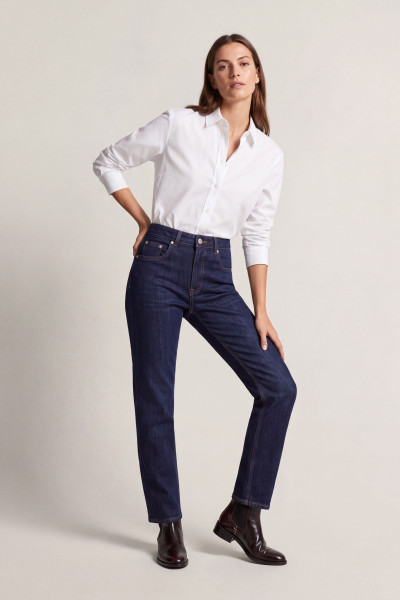 FARMER GANT CROPPED STRAIGHT STRETCH JEANS - Kép 1