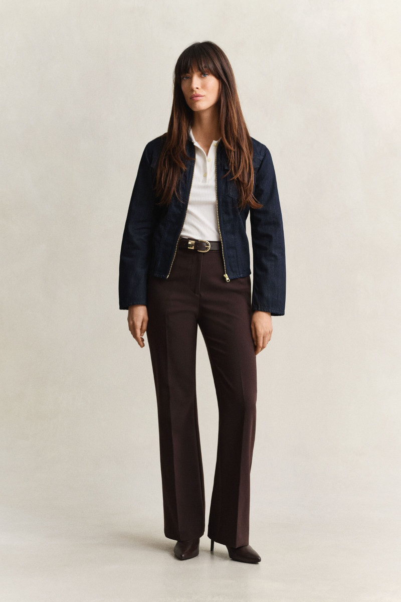 NOHAVICE GANT SLIM FLARE SLACK DEEP BROWN