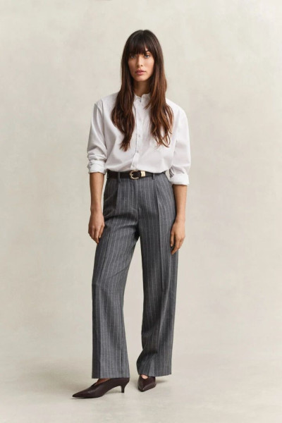NADRÁG GANT TAILORED PINSTRIPE WOOL PANTS - Kép 1