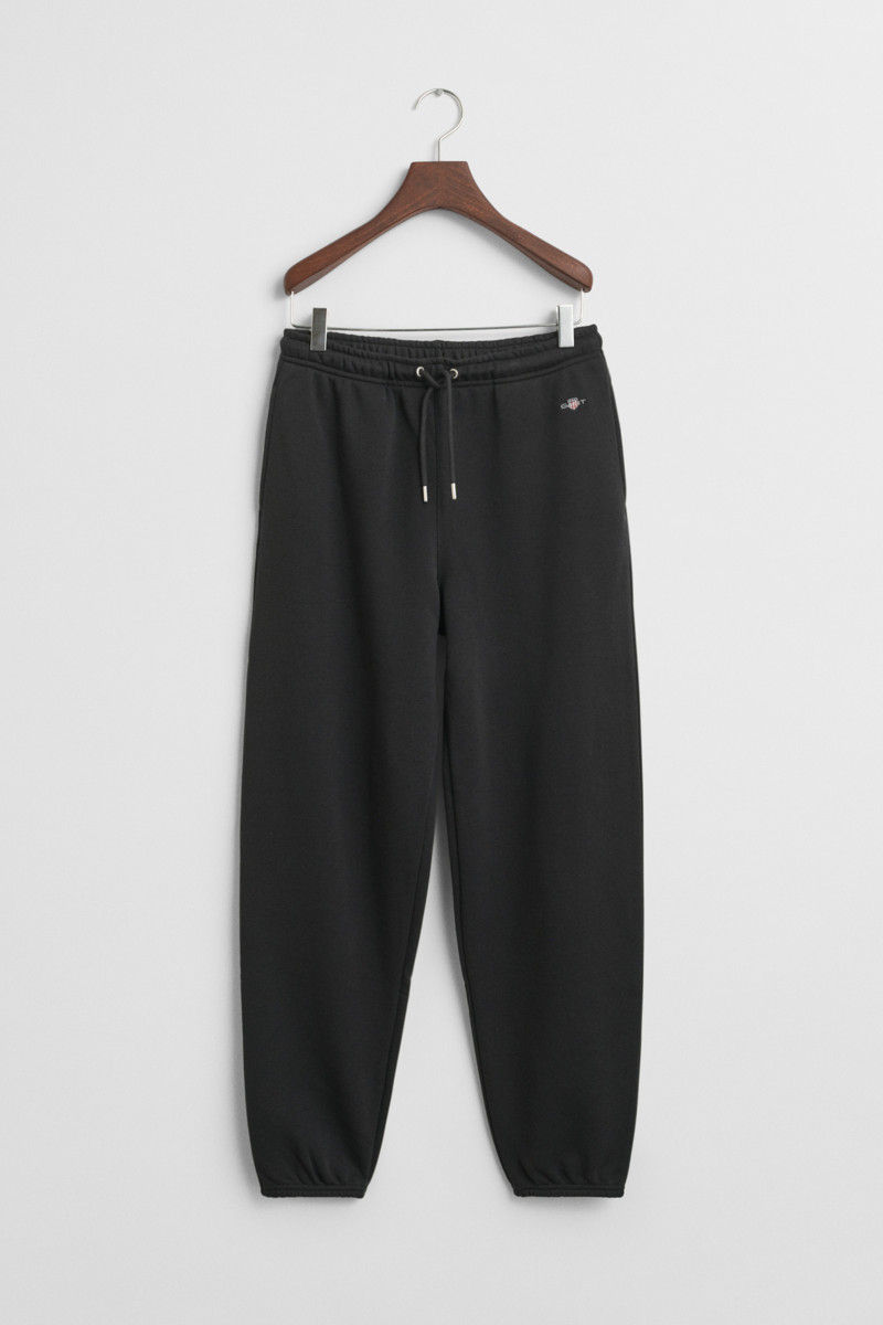 TEPLÁKY GANT REG SHIELD SWEATPANTS BLACK