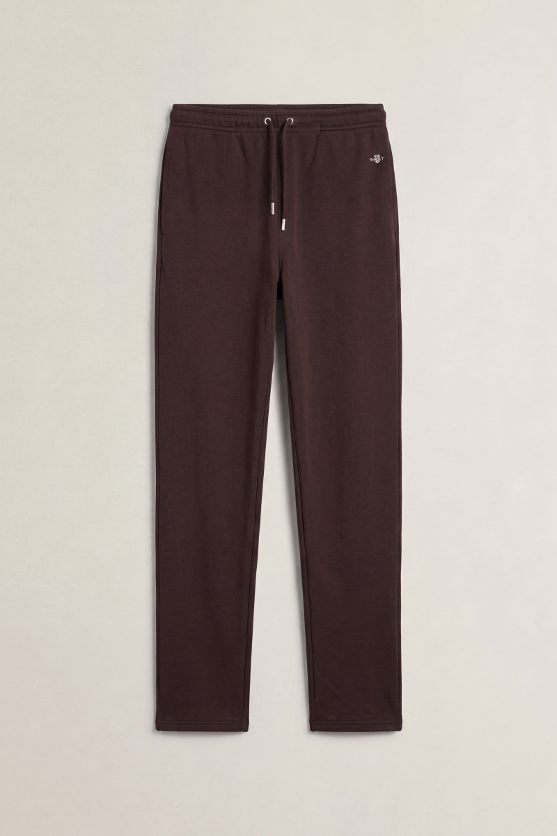 TEPLÁKY GANT REG SHIELD SWEATPANTS DEEP BROWN