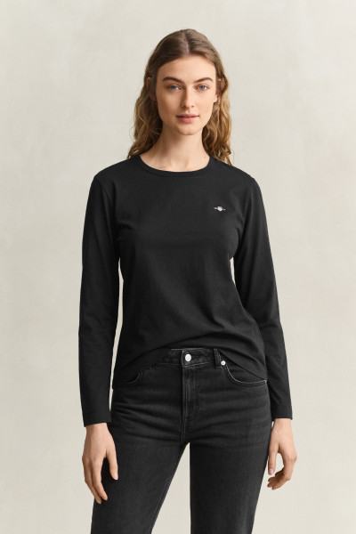 TRIČKO GANT REG SHIELD LS T-SHIRT - Fotografia č. 1