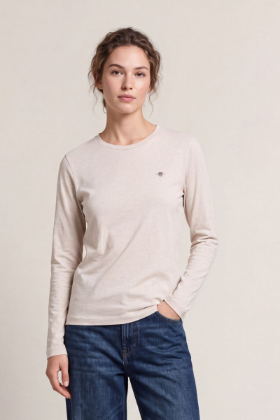 TRIČKO GANT REG SHIELD LS T-SHIRT - Fotografie č. 1
