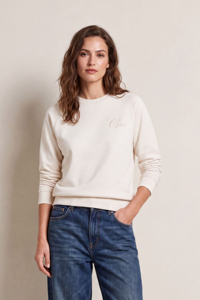 MIKINA GANT TONAL GRAPHIC RAGLAN C-NECK SWEAT - Fotografie č. 1