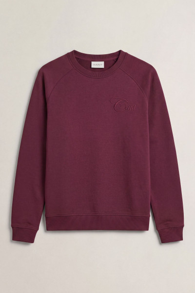 MIKINA GANT TONAL GRAPHIC RAGLAN C-NECK SWEAT - Fotografie č. 1