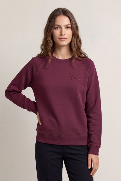 MIKINA GANT TONAL GRAPHIC RAGLAN C-NECK SWEAT - Fotografie č. 1