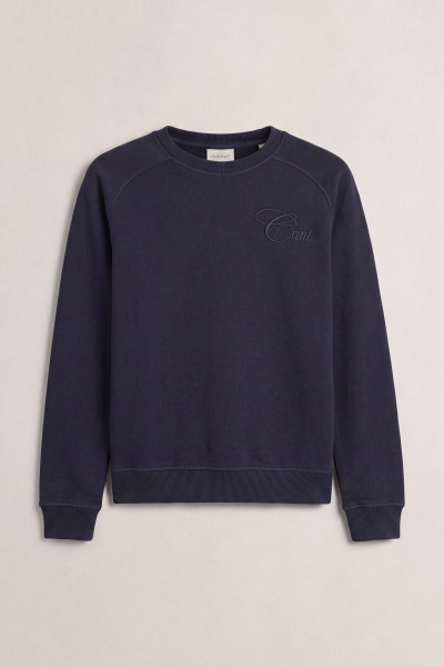 MIKINA GANT TONAL GRAPHIC RAGLAN C-NECK SWEAT - Fotografie č. 1