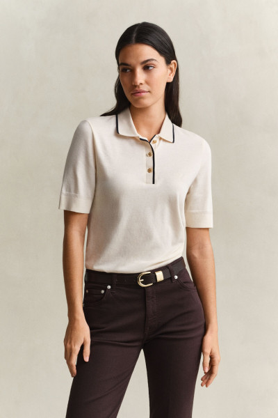 PÓLÓ GANT REG SEAMLESS SS POLO - Kép 1