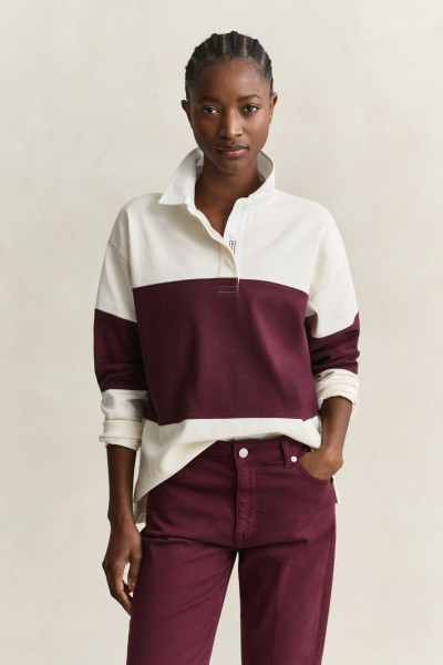 PÓLÓ GANT COLOR BLOCKED HEAVY RUGGER - Kép 1