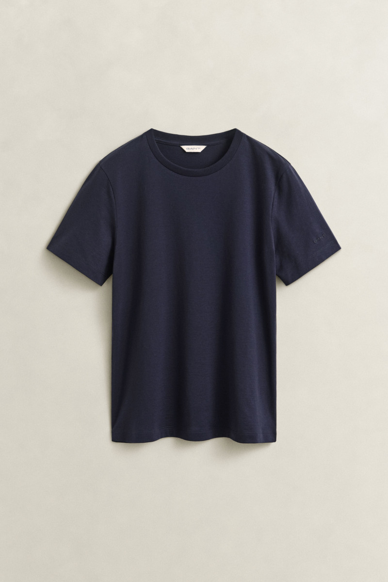 TRIČKO GANT REG PIMA COTTON SS T-SHIRT EVENING BLUE