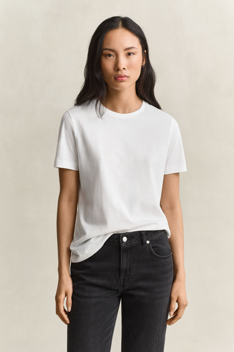 TRIČKO GANT REG PIMA COTTON SS T-SHIRT WHITE