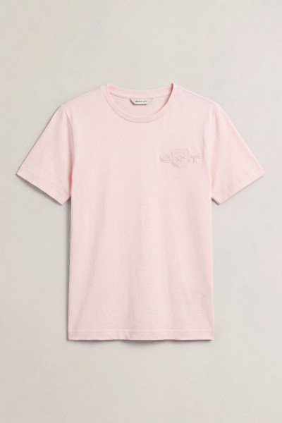 PÓLÓ GANT REG TONAL SHIELD SS T-SHIRT - Kép 1