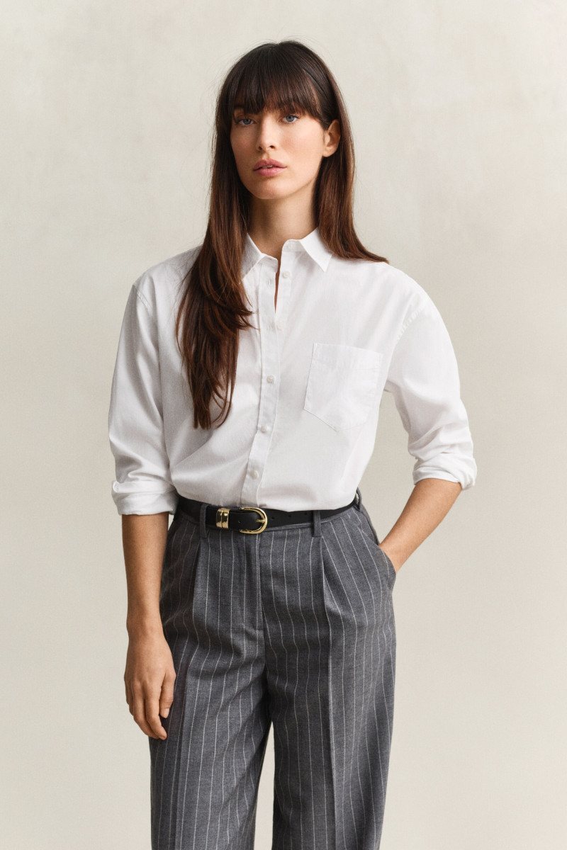 KOŠEĽA GANT REL CLASSIC POPLIN SHIRT WHITE