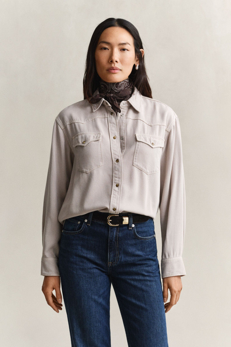 KOŠEĽA GANT REL DENIM TWILL RANGER SHIRT CLAY BEIGE