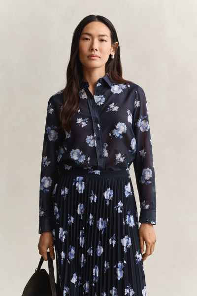 ING GANT REG FLORAL PRINT CTN SILK LS SHIRT - Kép 1