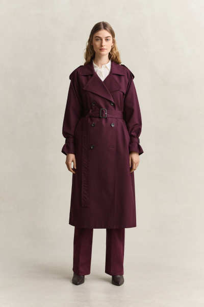 KABÁT GANT WOOL BLEND TRENCH COAT - Kép 1