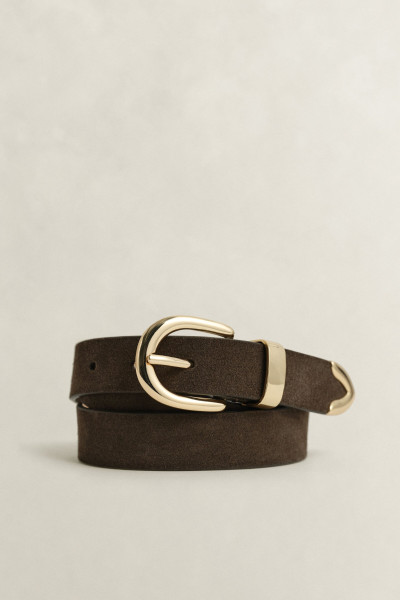 ÖV GANT SUEDE METAL TIP BELT - Kép 1