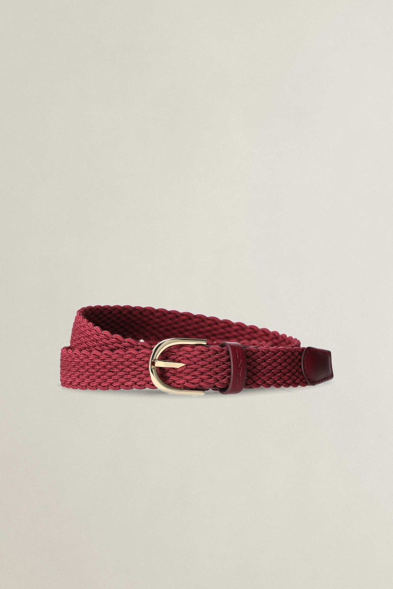 OPASOK GANT BRAIDED BELT DEEP GRAPE WINE