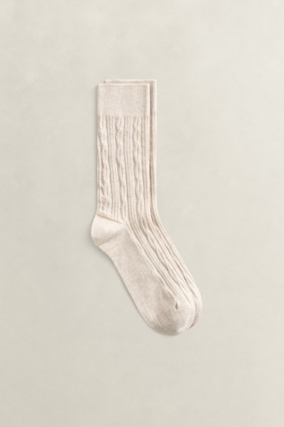 PONOŽKY GANT CABLE KNIT SOCKS - Fotografia č. 1