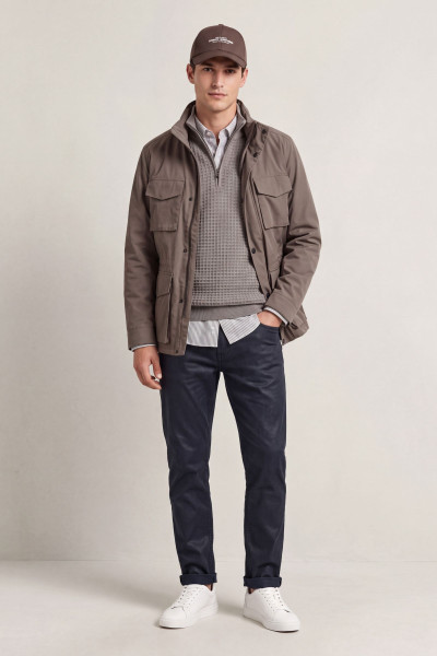 BUNDA GANT LIGHTWEIGHT 4-POCKET JACKET - Fotografie č. 1