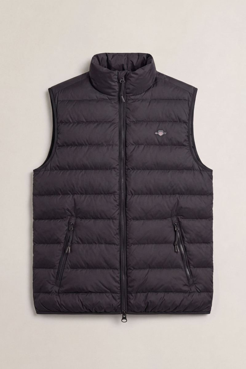 VESTA GANT LIGHT DOWN VEST DUSKY ANTHRACITE