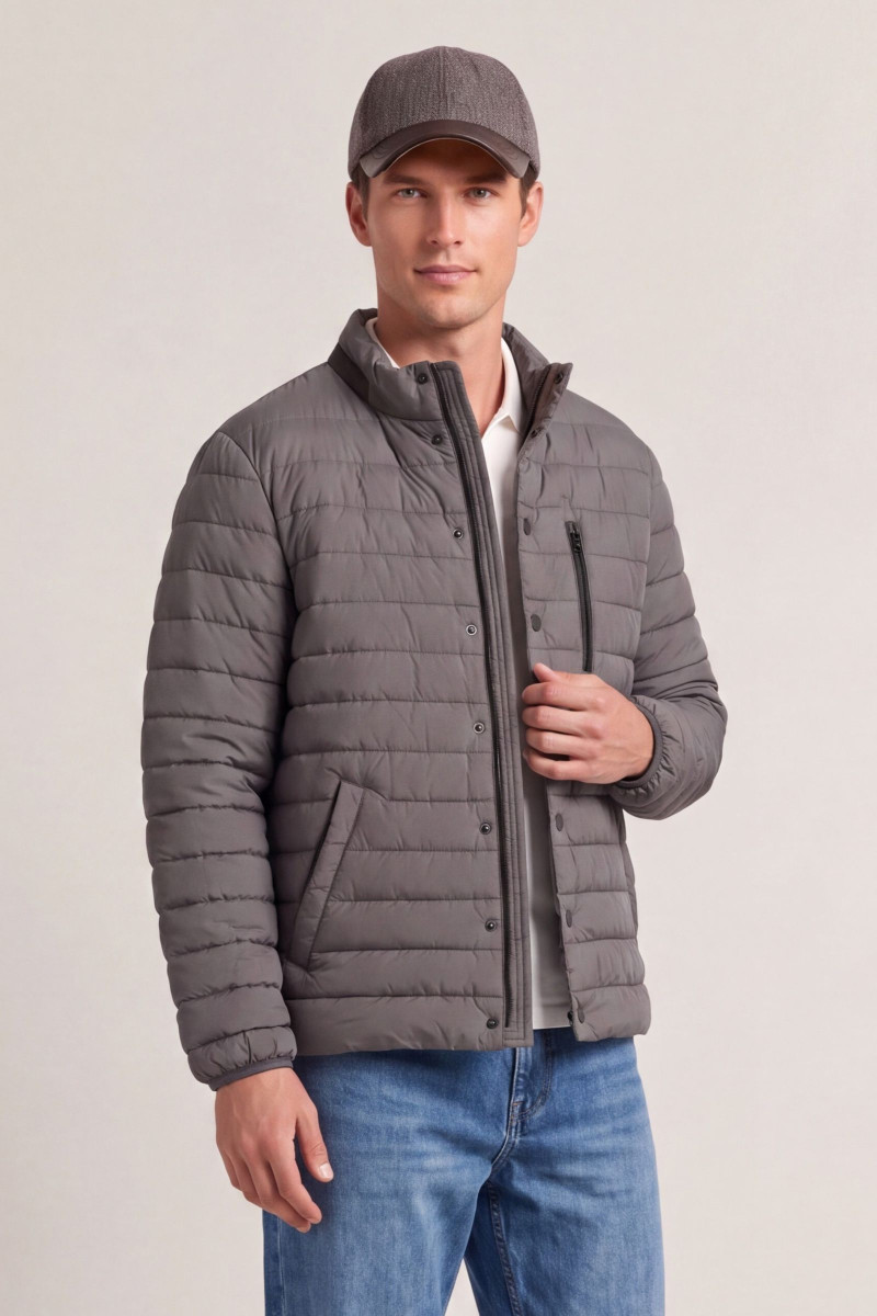 BUNDA GANT ULTRA LIGHT DOWN JACKET DUSKY ANTHRACITE