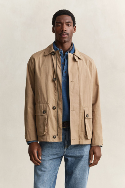 BUNDA GANT COTTON BLEND BARN JACKET - Fotografie č. 1