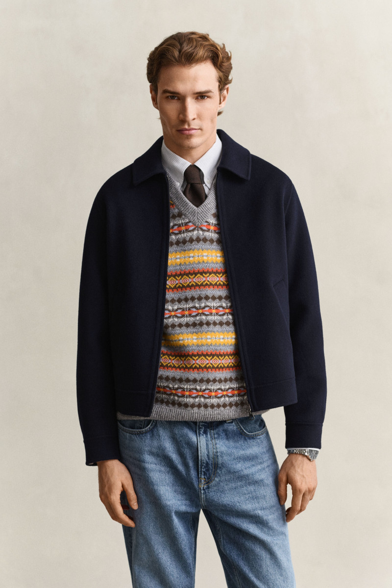 BUNDA GANT HANDSTITCHED JACKET EVENING BLUE