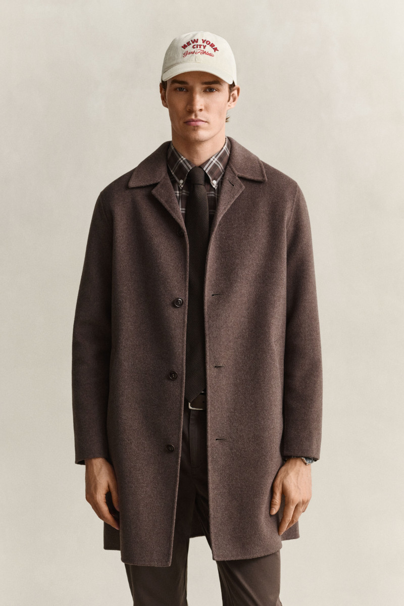 KABÁT GANT HANDSTITCHED TOP COAT SHADOW BROWN