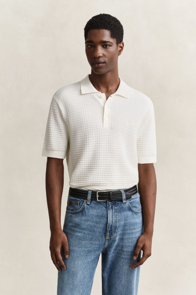 PULÓVER GANT COTTON TEXTURE POLO - Kép 1