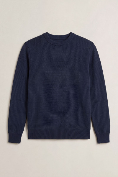 PULÓVER GANT COTTON WOOL 2-TONE TEXTURE C-NECK - Kép 1