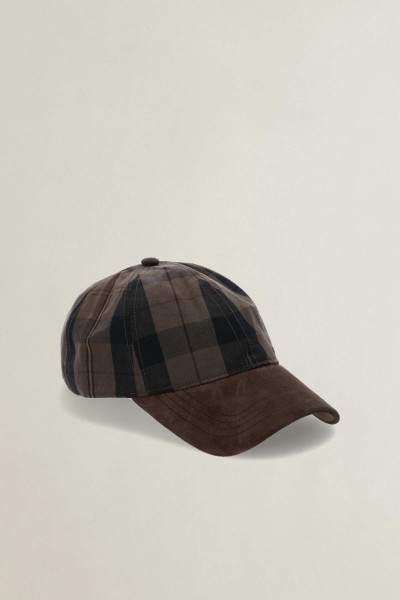 SAPKA GANT CHECKED WAXED CAP - Kép 1