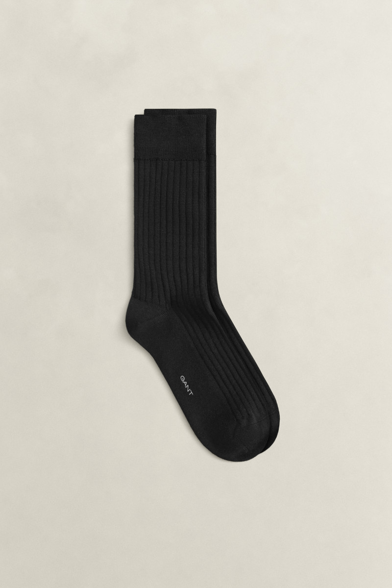 PONOŽKY GANT MERINO WOOL SOCKS BLACK