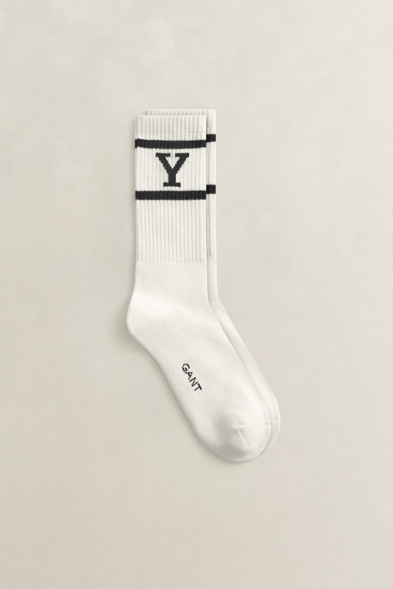 PONOŽKY GANT LOGO SPORT SOCK EGGSHELL