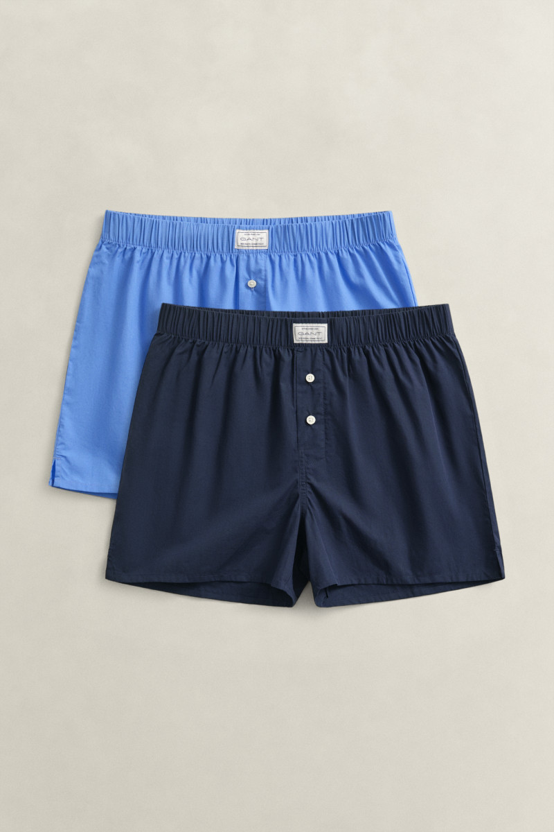 SPODNÁ BIELIZEŇ GANT BOXER SHORTS 2-PACK PERFECT BLUE