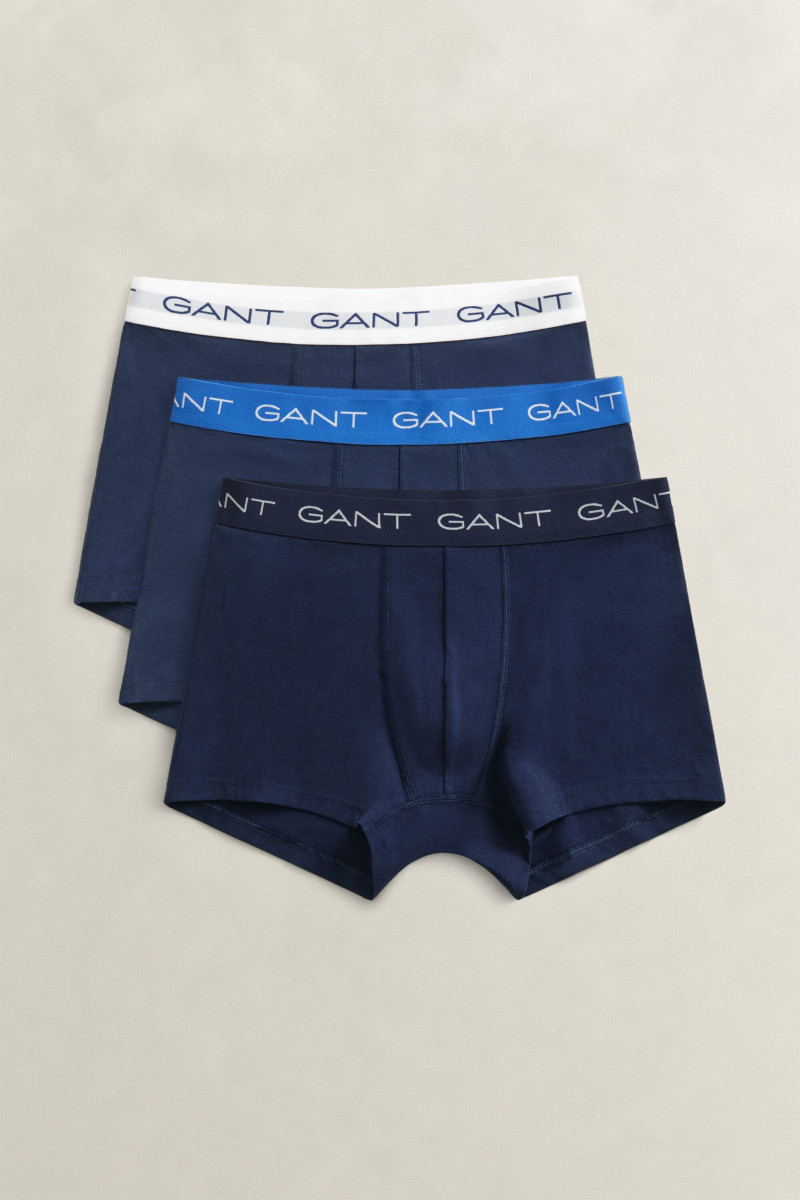 SPODNÁ BIELIZEŇ GANT TRUNK 3-PACK NAUTICAL BLUE
