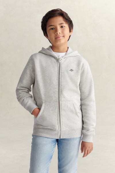 MELEGÍTŐFELSŐ GANT SHIELD FULL ZIP HOODIE - Kép 1